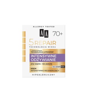 226749 AA TECHNOLOGIA WIEKU 5REPAIR 70+ KREM DO TWARZY 50ML DZIEŃ/NOC INTENSYWNIE REGENERUJĄCY 5900116043982