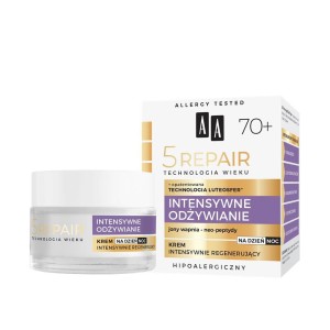 226749 AA TECHNOLOGIA WIEKU 5REPAIR 70+ KREM DO TWARZY 50ML DZIEŃ/NOC INTENSYWNIE REGENERUJĄCY 5900116043982
