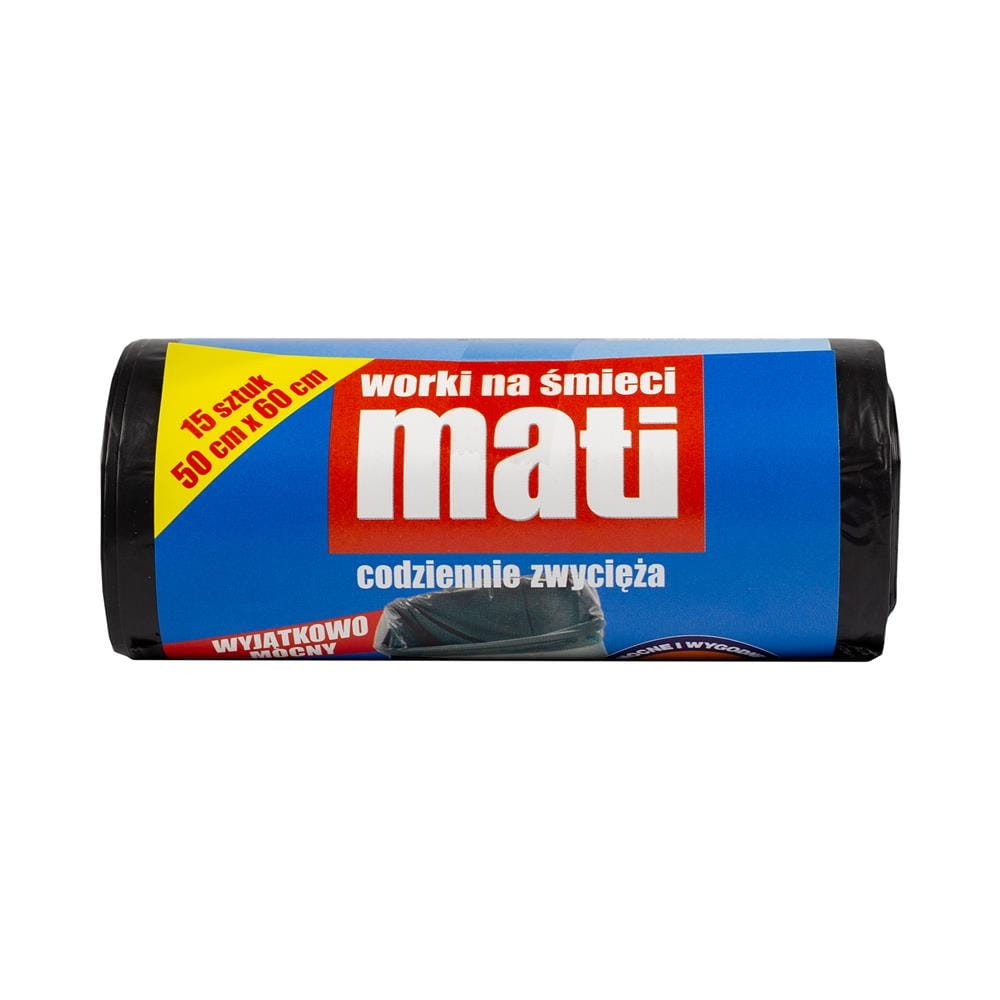227464 MATI WORKI NA ŚMIECI  35L 15 SZT. CZARNE 5902802560438