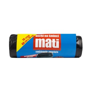 227465 MATI WORKI NA ŚMIECI  60L 10 SZT. CZARNE 5902802560445