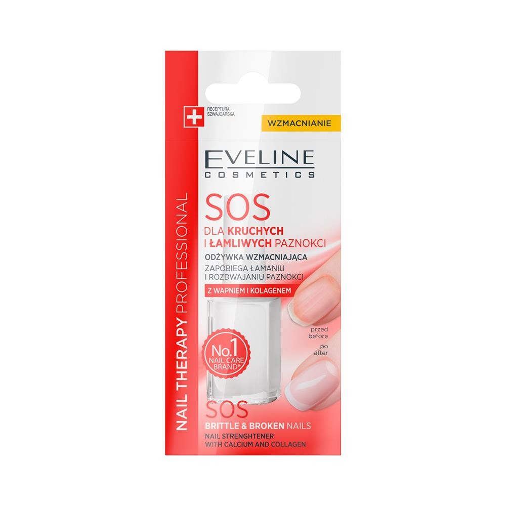 227670 EVELINE NAIL THERAPY ODŻYWKA DO PAZNOKCI S.O.S. 5901761971965