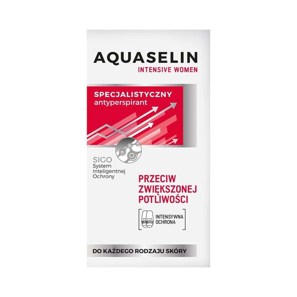 228422 AQUASELIN DEZODORANT WOMEN ROLL-ON 50ML INTENSIVE PRZECIW ZWIĘKSZONEJ POTLIWOŚ 5900116043746