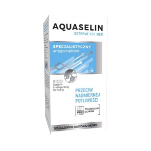 228424 AQUASELIN DEZODORANT MEN ROLL-ON 50ML EXTREME PRZECIW NADMIERNEJ POTLIWOŚCI 5900116043760