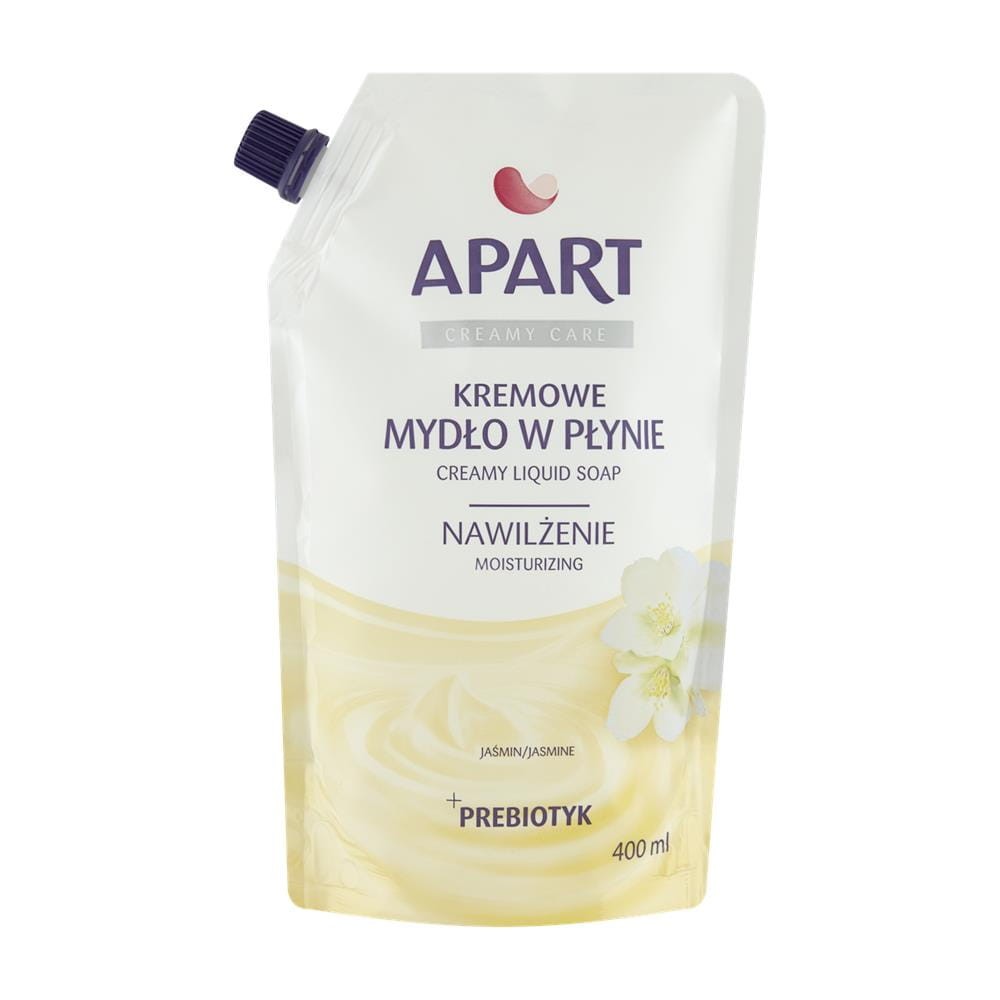 228560 APART CREAMY CARE KREMOWE MYDŁO W PŁYNIE ZAPAS 400ML JAŚMIN + PREBIOTYK 5900931022933