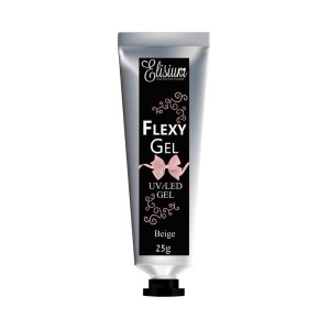 228657 ELISIUM FLEXY GEL DO PAZNOKCI 25G BEIGE. KOLOR BEŻOWY. 5902539707878