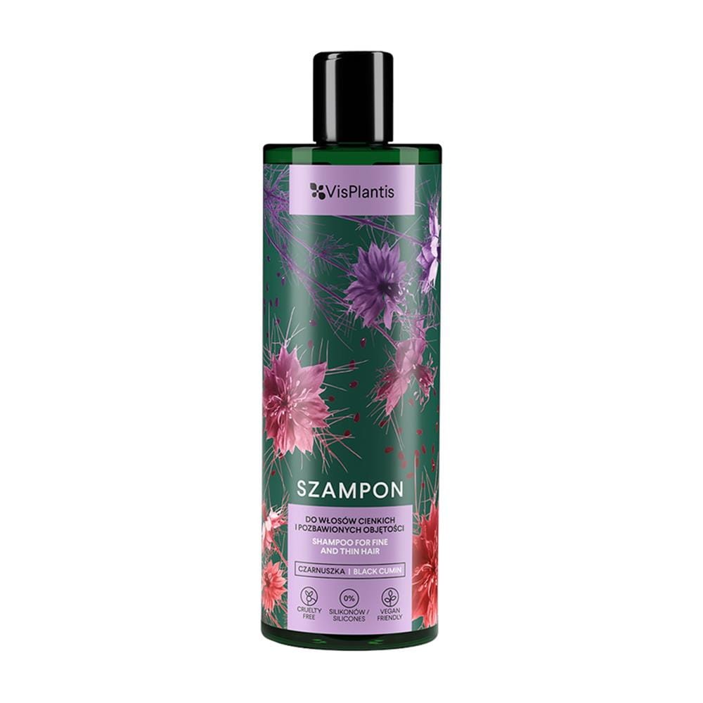228731 VIS PLANTIS HERBAL VC SZAMPON DO WŁOSÓW 400ML CZARNUSZKA,BAWEŁNA+LEN 5904567058816