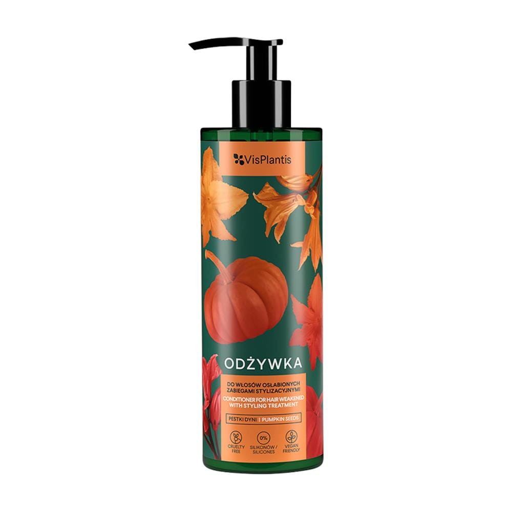 228734 VIS PLANTIS HERBAL VC ODŻYWKA DO WŁOSÓW 400ML OLEJ Z PESTEK DYNI,PSZENICA+OWIES 5904567058854