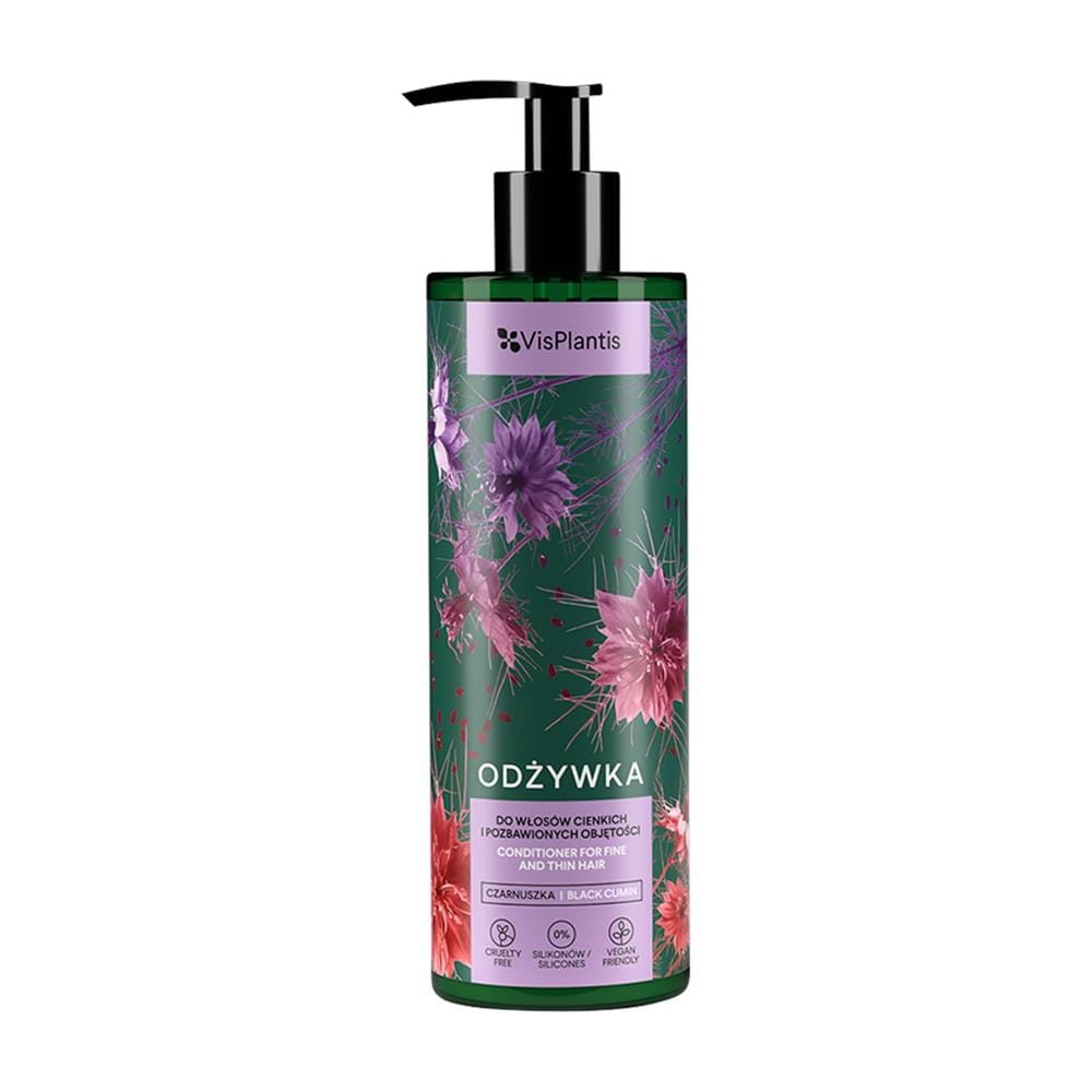 228736 VIS PLANTIS HERBAL VC ODŻYWKA DO WŁOSÓW 400ML CZARNUSZKA,BAWEŁNA+LEN 5904567058861