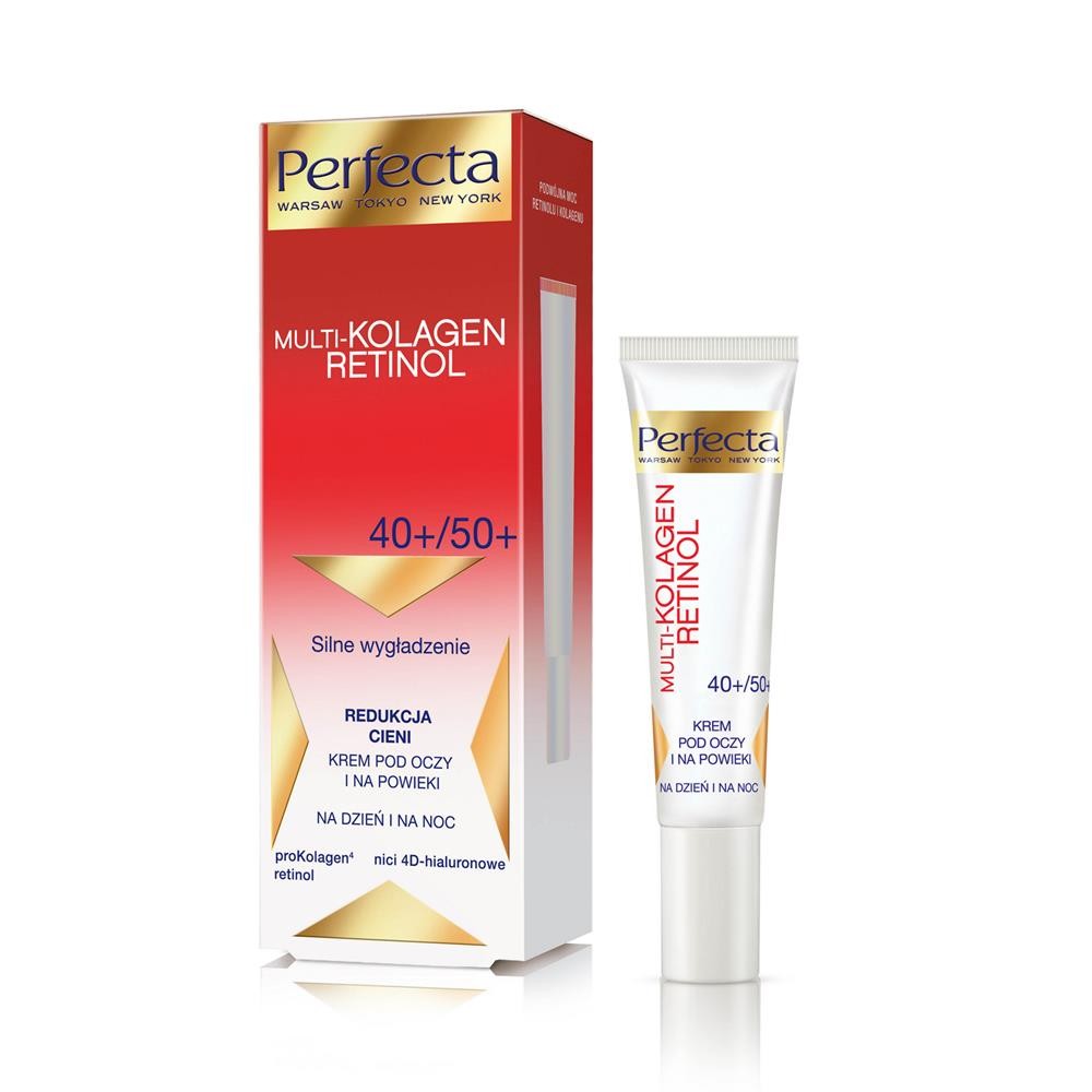 229255 PERFECTA MULTI KOLAGEN RETINOL 40+/50+ KREM POD OCZY 15ML 5900525050823