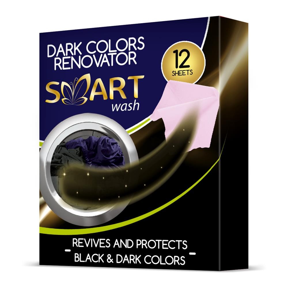 231606 SMART CHUSTECZKI DO PRANIA 12 SZT. CZARNE RENOWATOR KOLORU 5060411611733