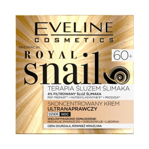 231625 EVELINE ROYAL SNAIL 60+ KREM DO TWARZY 50ML DZIEŃ/NOC ULTRANAPRAWCZY 5901761980981