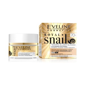 231626 EVELINE ROYAL SNAIL 70+ KREM DO TWARZY 50ML DZIEŃ/NOC AKTYWNIE REGENERUJĄCY 5901761980998