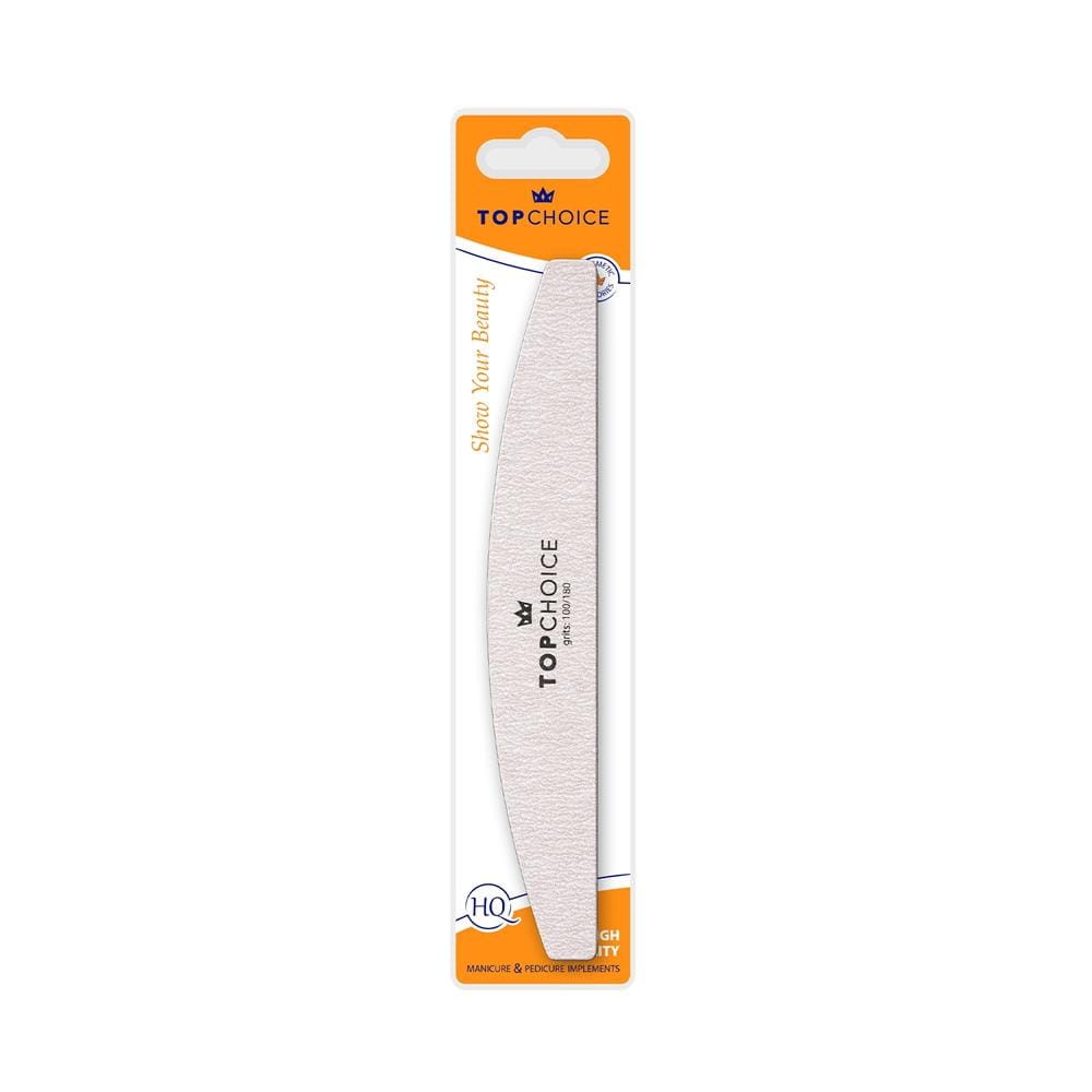 232560 TOP CHOICE PILNIK DO PAZNOKCI ŁÓDKA 100/180 BIAŁY 77869 5905710077869
