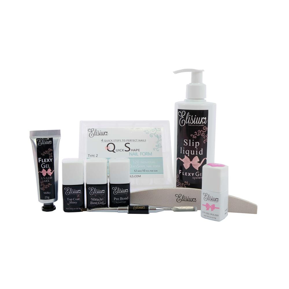 232918 ELISIUM ZESTAW MAXI FLEXY GEL Z FORMAMI QUICK SHAPE TYP 2 5902539707861