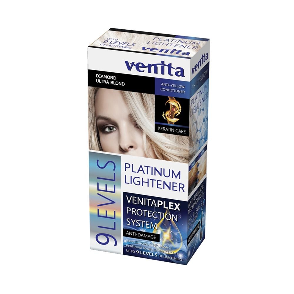 234318 VENITA PLEX FARBA KOLORYZUJĄCA  9    ROZJAŚNIACZ PLATINUM LIGHTENER LEVELS 5902101518963