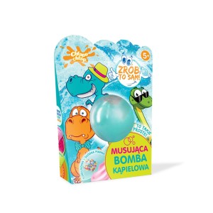 CHLAPU CHLAP BOMBA MUSUJĄCA DO KĄPIELI TURKUSOWA SŁODKA PIANKA