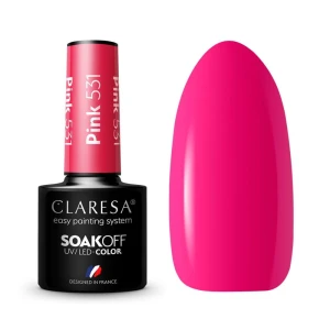 CLARESA LAKIER DO PAZNOKCI HYBRID PINK 531