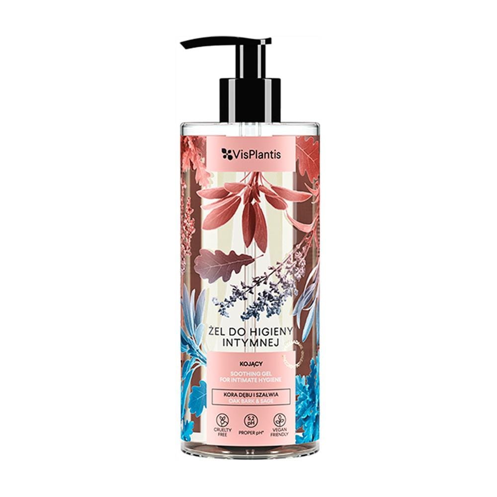 236507 VIS PLANTIS VEGAN FRIENDLY ŻEL DO HIGIENY INTYMNEJ 300ML KORA DĘBU+SZAŁWIA 5904567059806