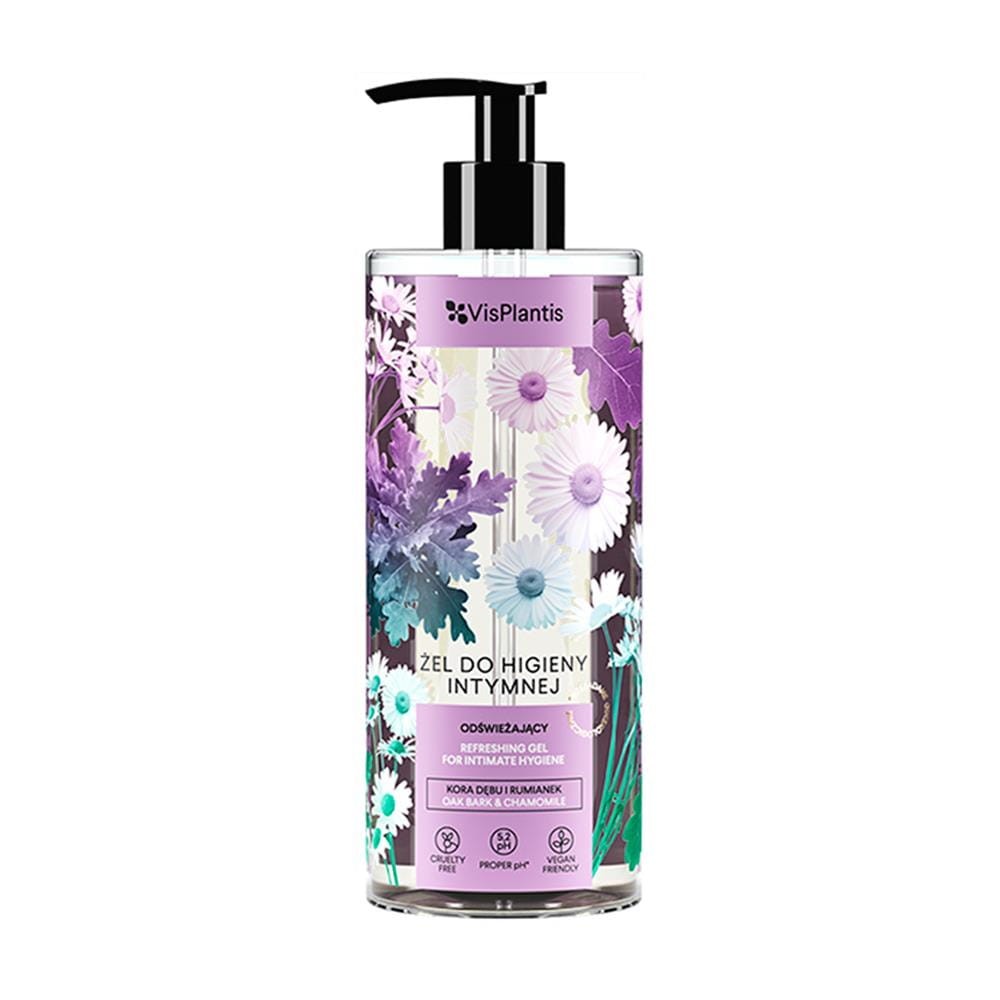 236508 VIS PLANTIS VEGAN FRIENDLY ŻEL DO HIGIENY INTYMNEJ 300ML KORA DĘBU+RUMIANEK 5904567059813