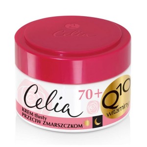 CELIA Q10 WITAMINY 70+ KREM DO TWARZY 50ML TŁUSTY KOLAGEN