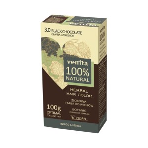 VENITA NATURAL FARBA KOLORYZUJĄCA ZIOŁOWA 3.0  CZARNA CZEKOLADA
