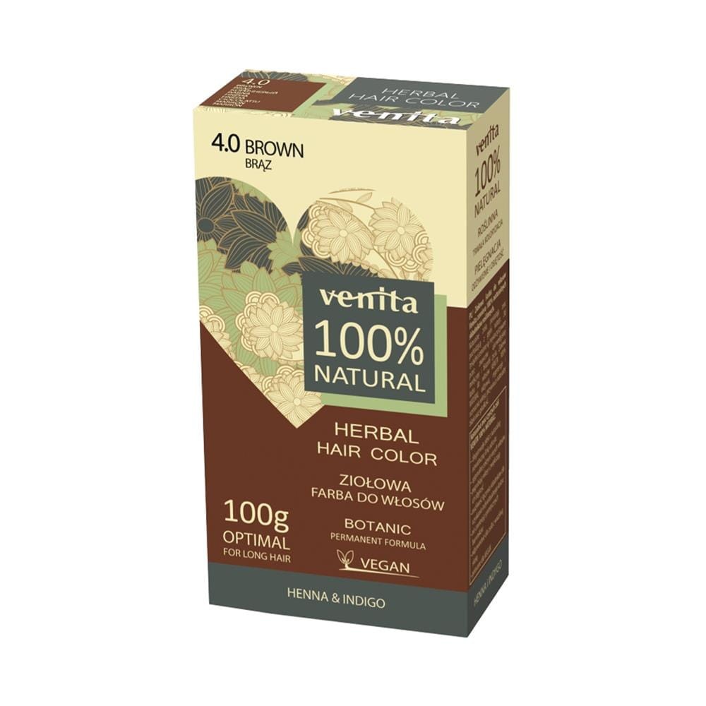 238086 VENITA NATURAL FARBA KOLORYZUJĄCA ZIOŁOWA 4.0  BRĄZ 5902101519281
