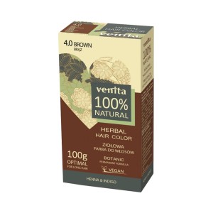 VENITA NATURAL FARBA KOLORYZUJĄCA ZIOŁOWA 4.0  BRĄZ