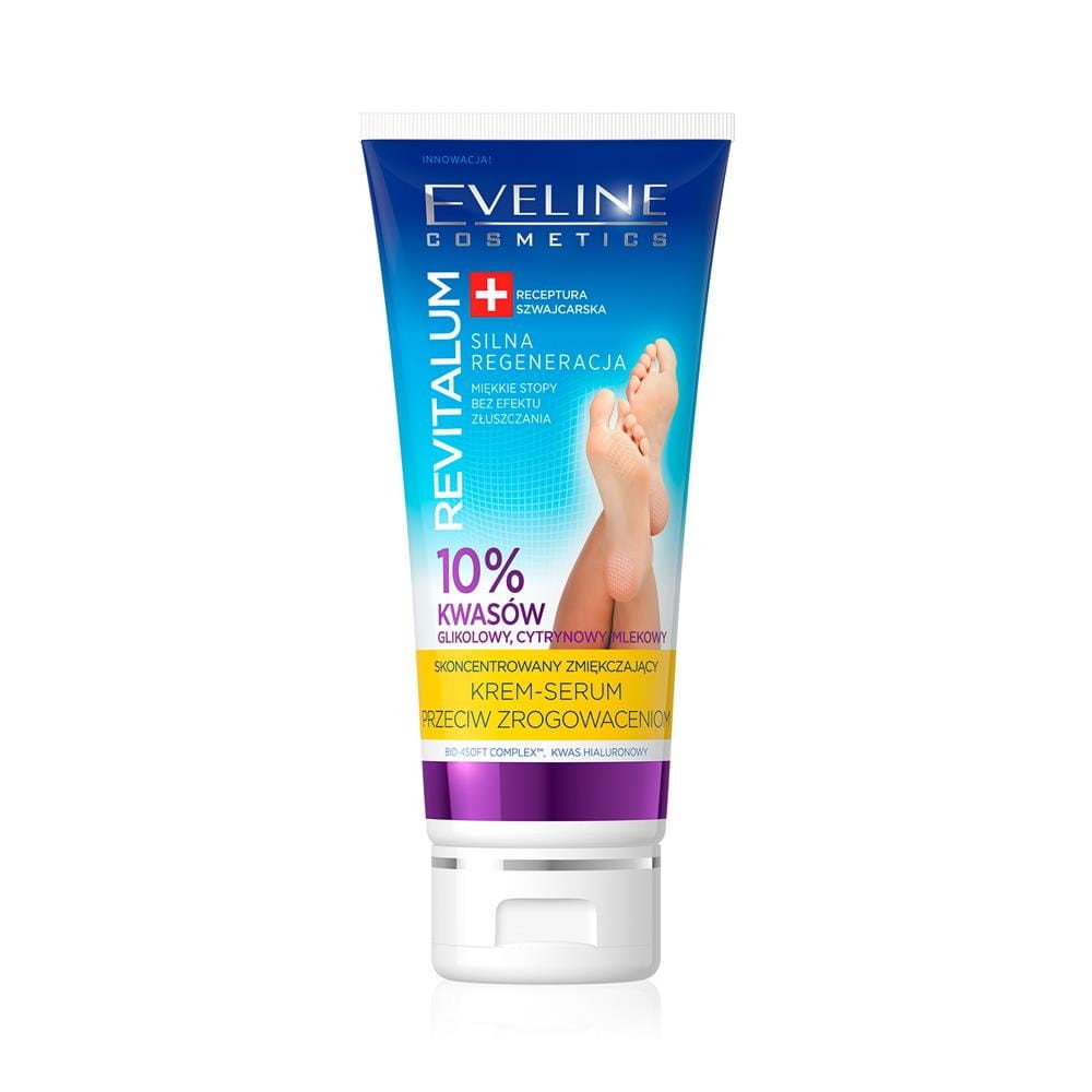 238236 EVELINE REVITLUM KREM-SERUM DO STÓP 75ML PRZECIW ZROGOWACENIOM 5901761986808