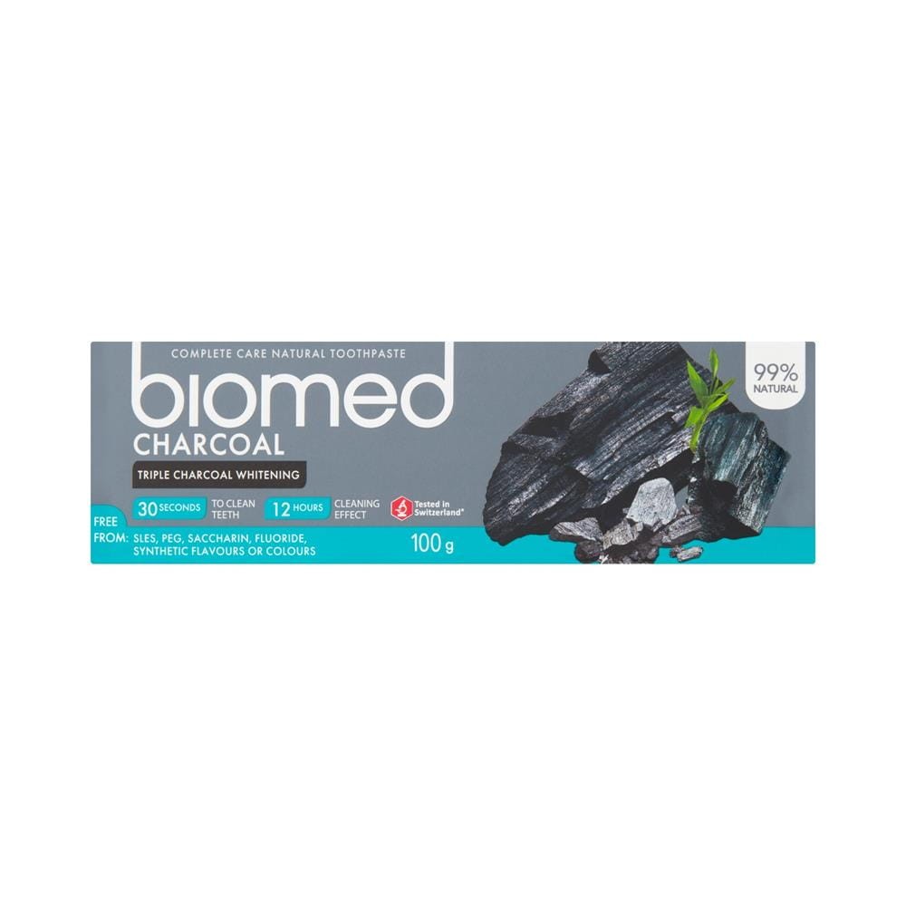 238740 BIOMED PASTA DO ZĘBÓW 100ML CHARCOAL 7640168930424