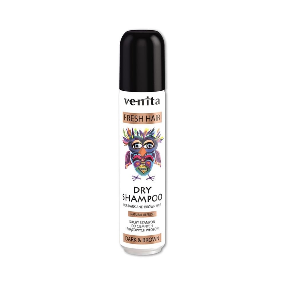 239062 VENITA SUCHY SZAMPON DO WŁOSÓW 75ML DARK&amp;BROWN. KOLOR CIEMNY BRĄZOWY. 5902101519359