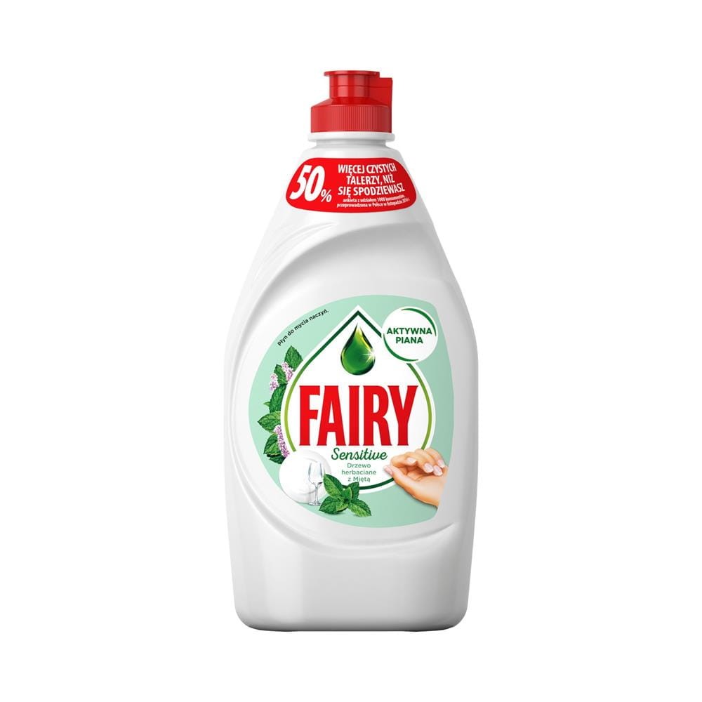 239463 FAIRY PŁYN DO NACZYŃ  450ML SENSITIVE DRZEWO HERBACIANE Z MIĘTĄ 4015400956358