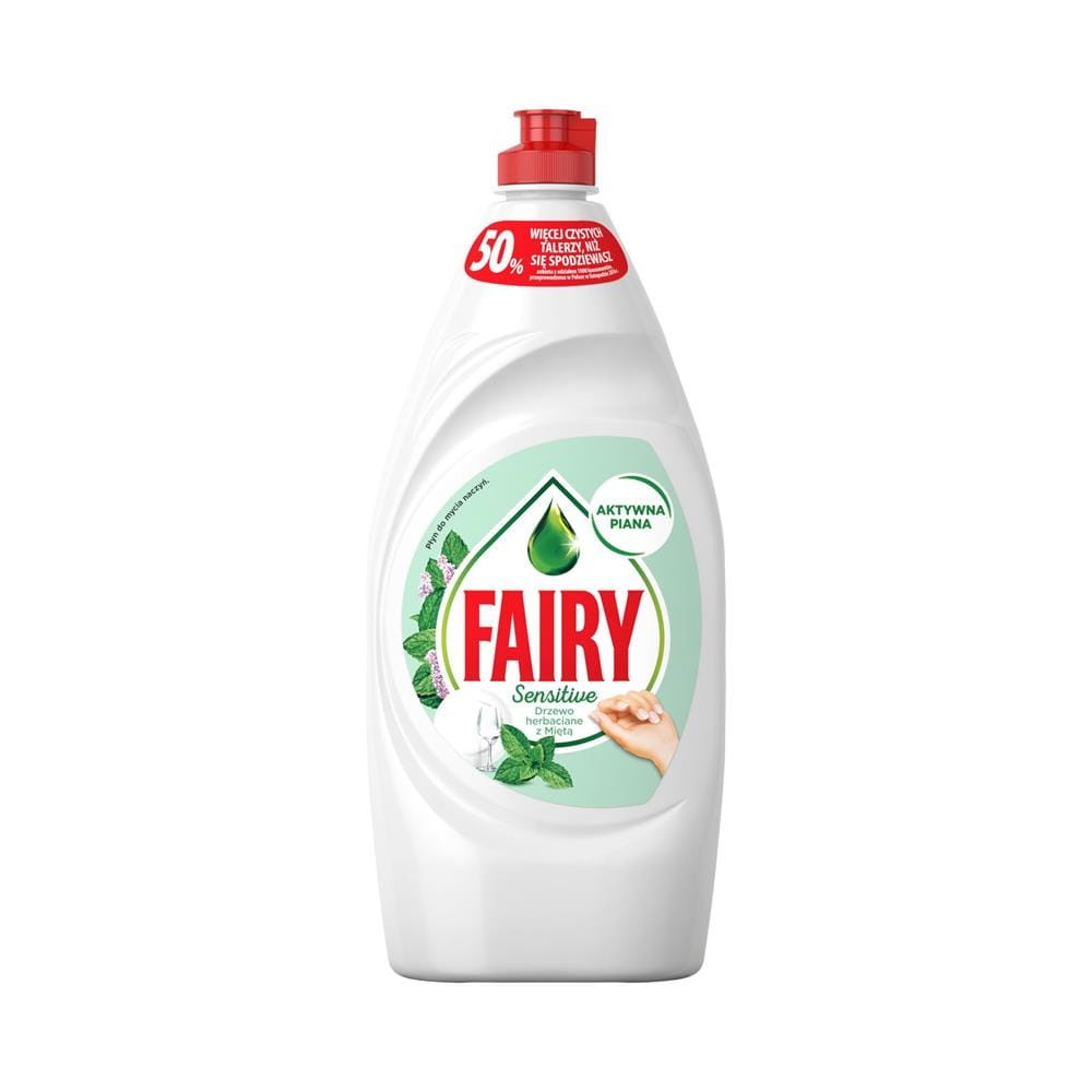 239475 FAIRY PŁYN DO NACZYŃ  900ML SENSITIVE DRZEWO HERBACIANE Z MIĘTĄ 4015400958130