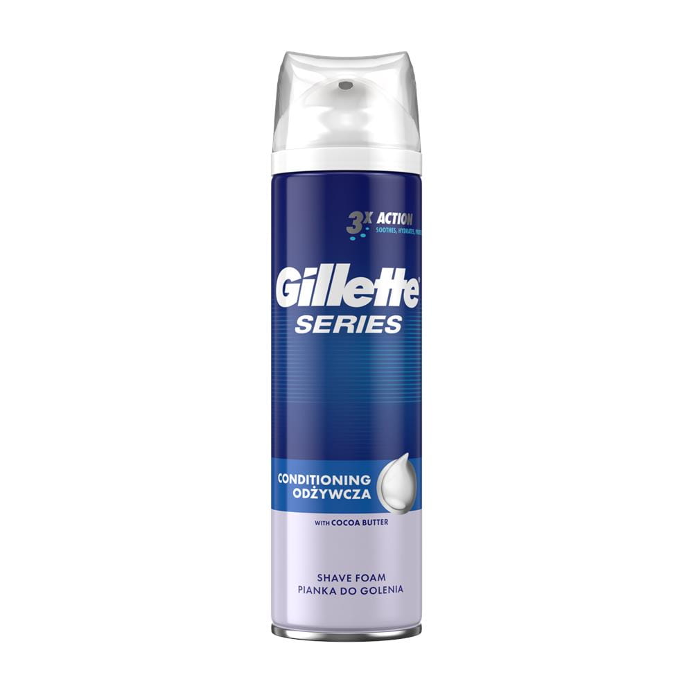 239553 GILLETTE PIANKA DO GOLENIA 250ML SERIES CONDITIONING ODŻYWCZA 3014260258276