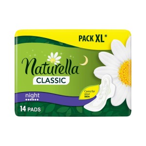 239684 NATURELLA PODPASKI CAMOMILE CLASSIC 14 SZT. NIGHT 4015400437932