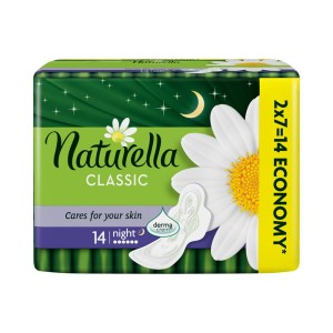 239684 NATURELLA PODPASKI CAMOMILE CLASSIC 14 SZT. NIGHT 4015400437932