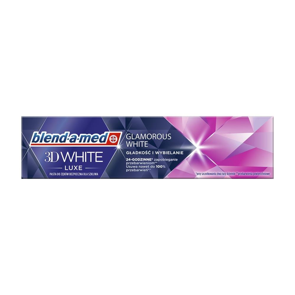 239959 BLEND-A-MED PASTA DO ZĘBÓW  75ML 3D WHITE LUXE GLAMOROUS WHITE 4015400573326