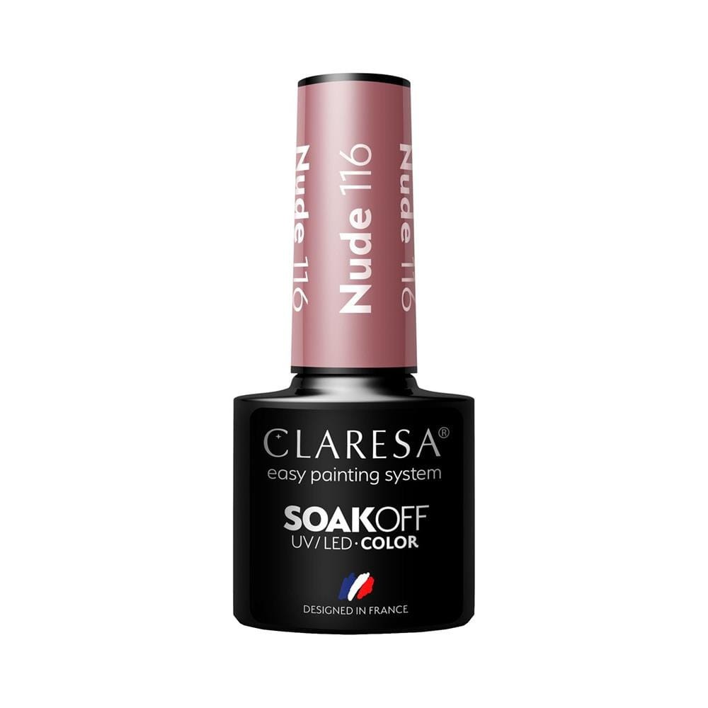 240984 CLARESA LAKIER DO PAZNOKCI HYBRID NUDE 116. KOLOR CIELISTY. 5902846077619