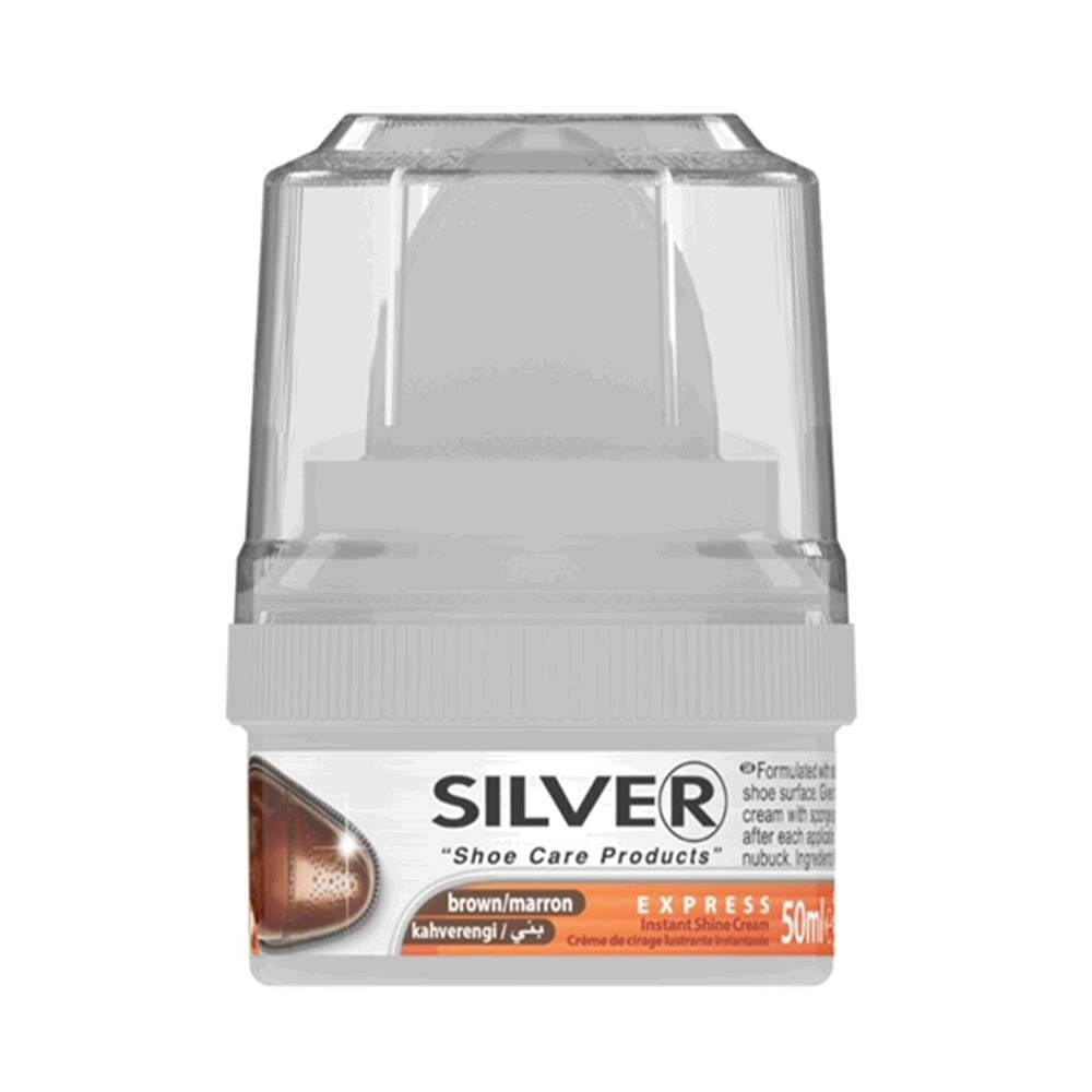 241630 SILVER PASTA DO BUTÓW Z GĄBKĄ 50ML BRĄZ 8690757232506