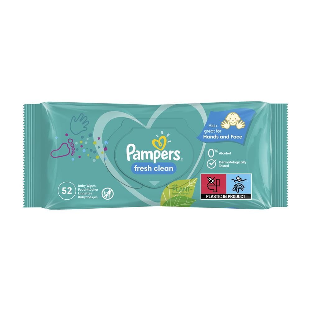 241861 PAMPERS CHUSTECZKI DLA DZIECI ZAPAS 52 SZT. FRESH CLEAN 8001841041360