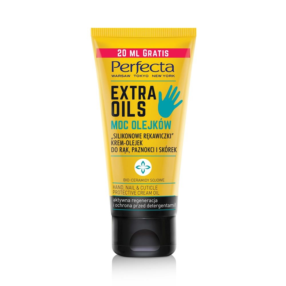 242650 PERFECTA BODY KREM-OLEJEK DO RĄK  80ML EXTRA OILS 'SILIKONOWE RĘKAWICZKI' TUBA 5900525062840