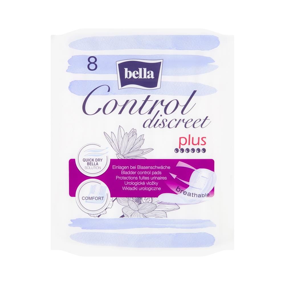 242879 BELLA WKŁADKI HIGIENICZNE CONTROL DISCREET  8 SZT. PLUS 5900516696740