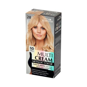 243488 JOANNA MULTI CREAM METALLIC COLOR FARBA KOLORYZUJĄCA 28   BARDZO JASNY PERŁOWY BLOND  5901018019013