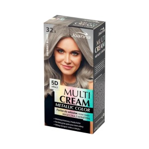 243490 JOANNA MULTI CREAM METALLIC COLOR FARBA KOLORYZUJĄCA 32.5 SREBRNY BLOND  5901018018115