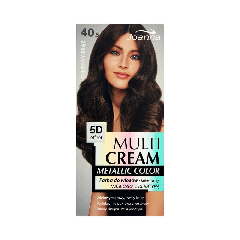 243491 JOANNA MULTI CREAM METALLIC COLOR FARBA KOLORYZUJĄCA 40.5 CHŁODNY BRĄZ  5901018018320