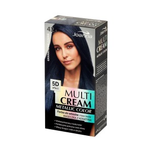 243492 JOANNA MULTI CREAM METALLIC COLOR FARBA KOLORYZUJĄCA 42.5 GRANATOWA CZERŃ  5901018019051