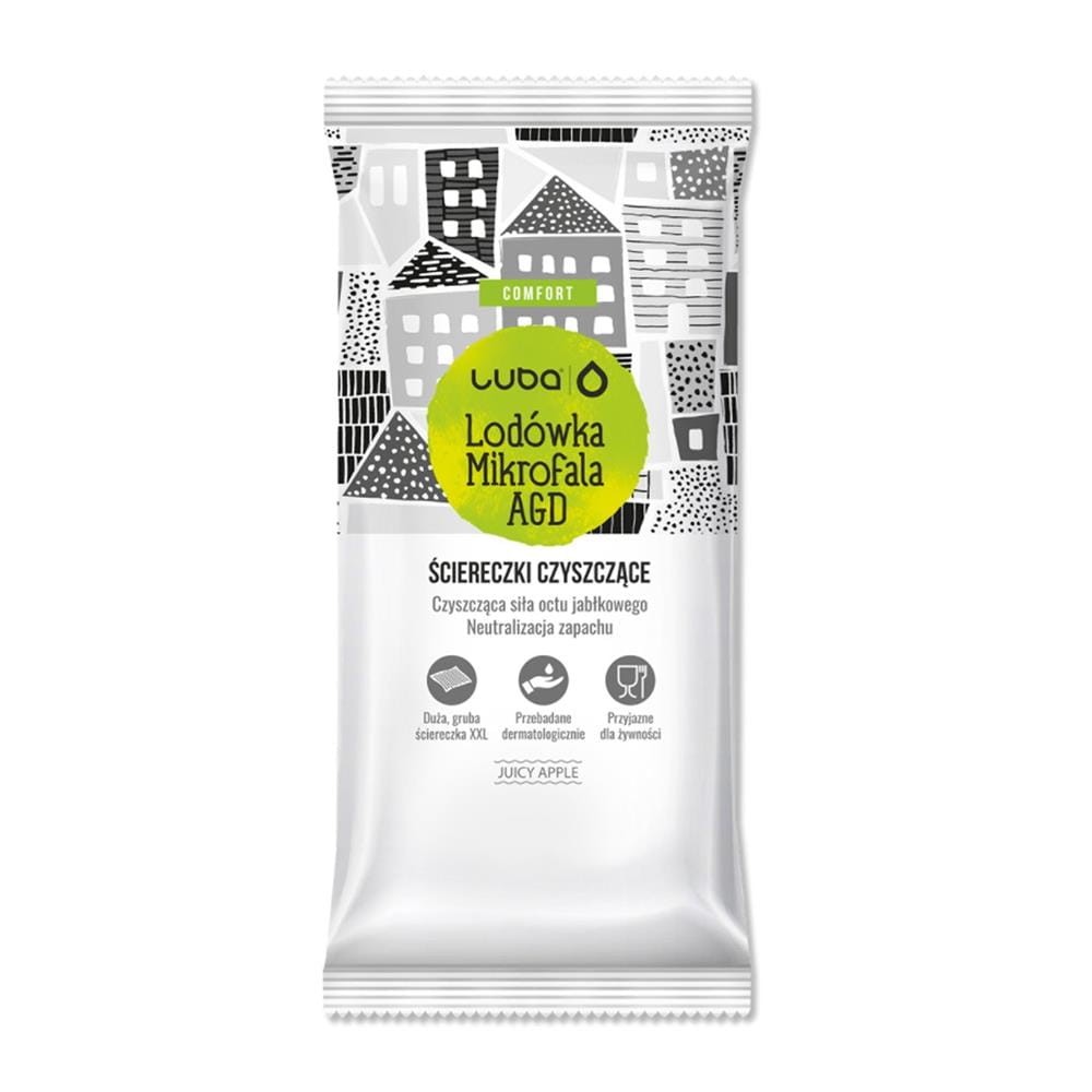 243956 LUBA ŚCIERECZKI NAWILŻANE 32 SZT. LODÓWKA, MIKROFALA, AGD JUICY APPLE 5902488034438