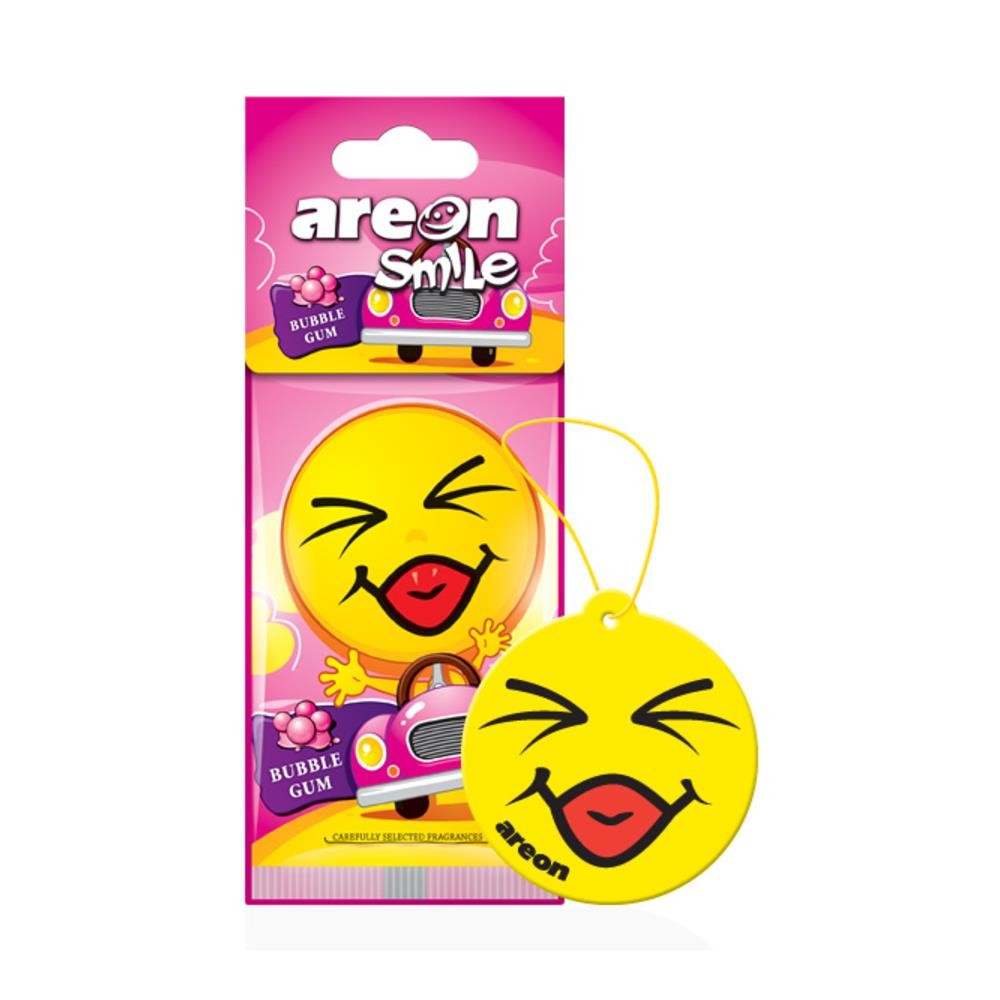 244088 AREON ODŚWIEŻACZ SAMOCHODOWY DRY SMILE BUBBLE GUM 3800034962667