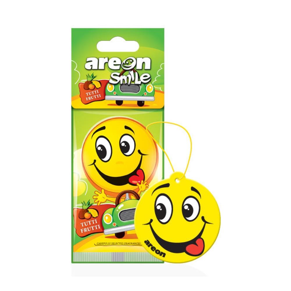244090 AREON ODŚWIEŻACZ SAMOCHODOWY DRY SMILE TUTTI FRUTTI 3800034962612
