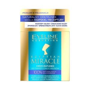 244132 EVELINE EGYPTIAN MIRACLE KREM DO TWARZY,CIAŁA I WŁOSÓW 40ML NA RATUNEK 5901761999235