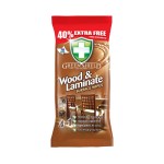 GREEN SHIELD CHUSTECZKI NAWILŻANE DO CZYSZCZENIA DREWNA I LAMINATÓW 70 SZT.